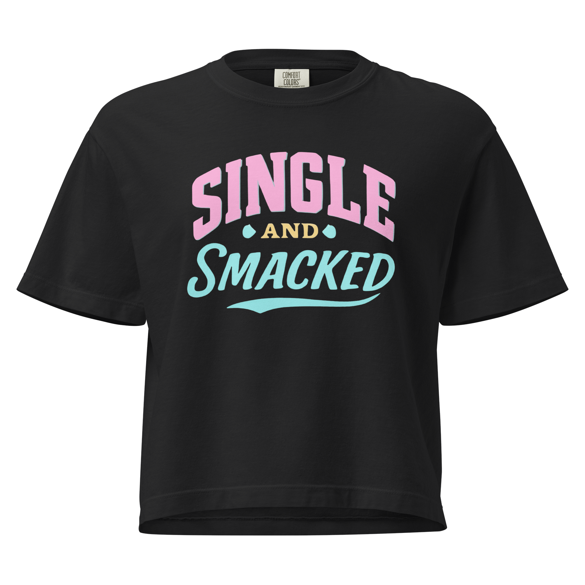 SINGLE AND SMACKED Women's Box Tee product image (1)