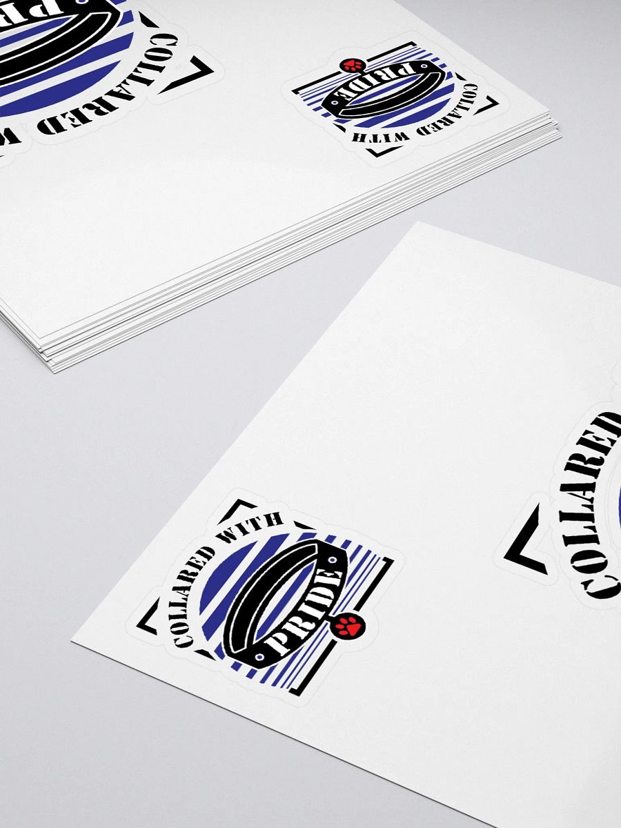 Collared With Pride Kiss Cut Stickers product image (4)