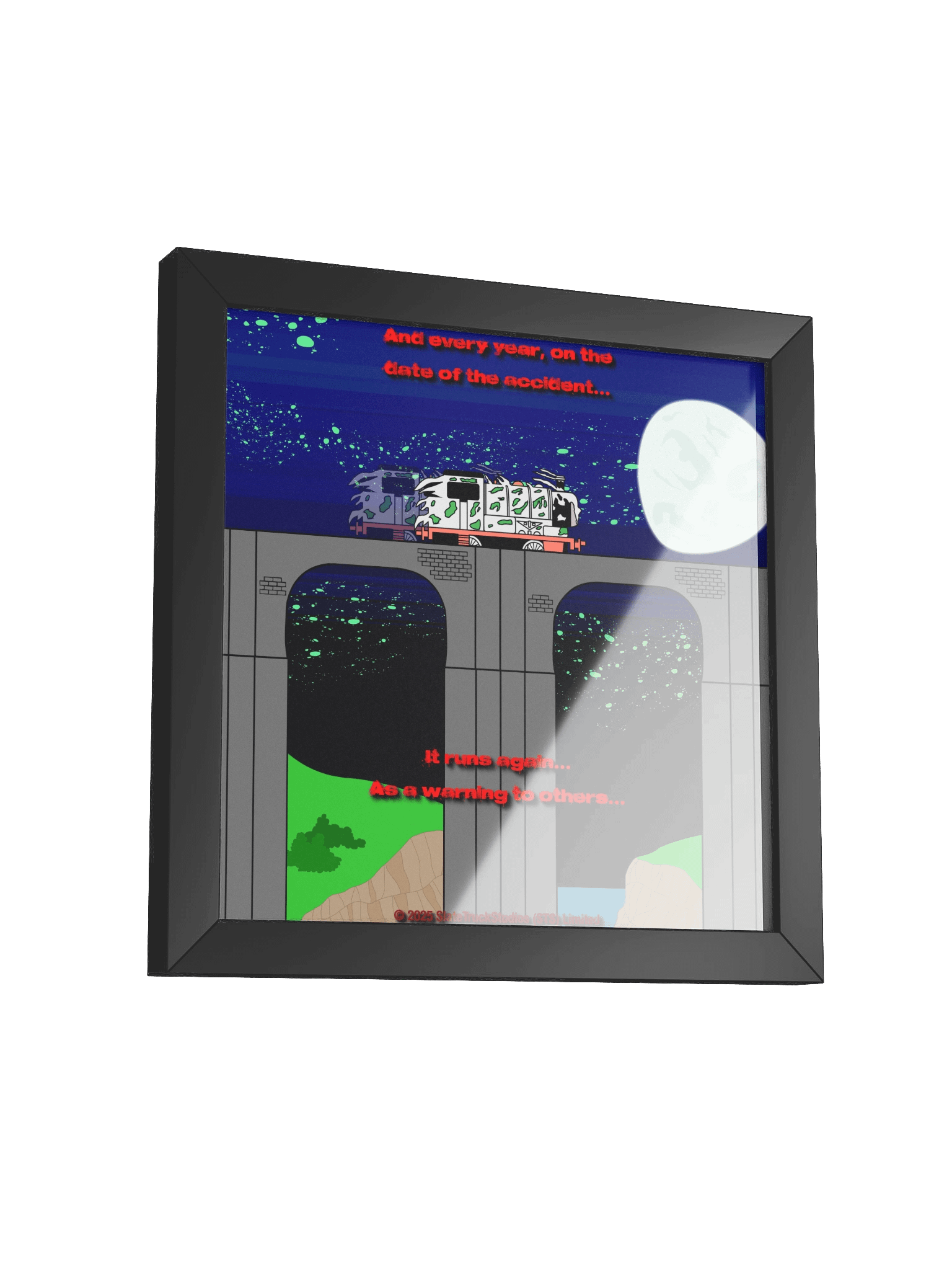 Ghostly Trick Framed Print product image (3)