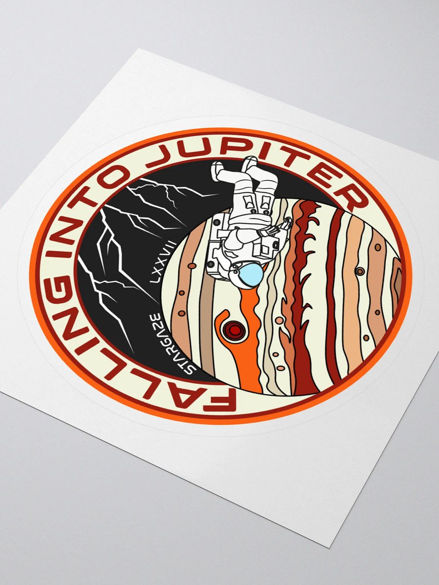 FALLING INTO JUPITER STICKER product image (3)