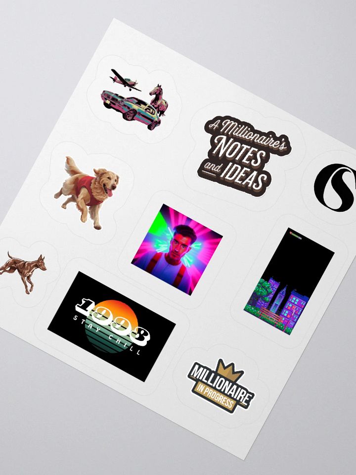 Whimsical Kiss Cut Stickers Set product image (7)