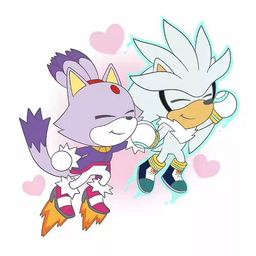#arttimelapse #silverthehedgehog #blazethecat #silvaze