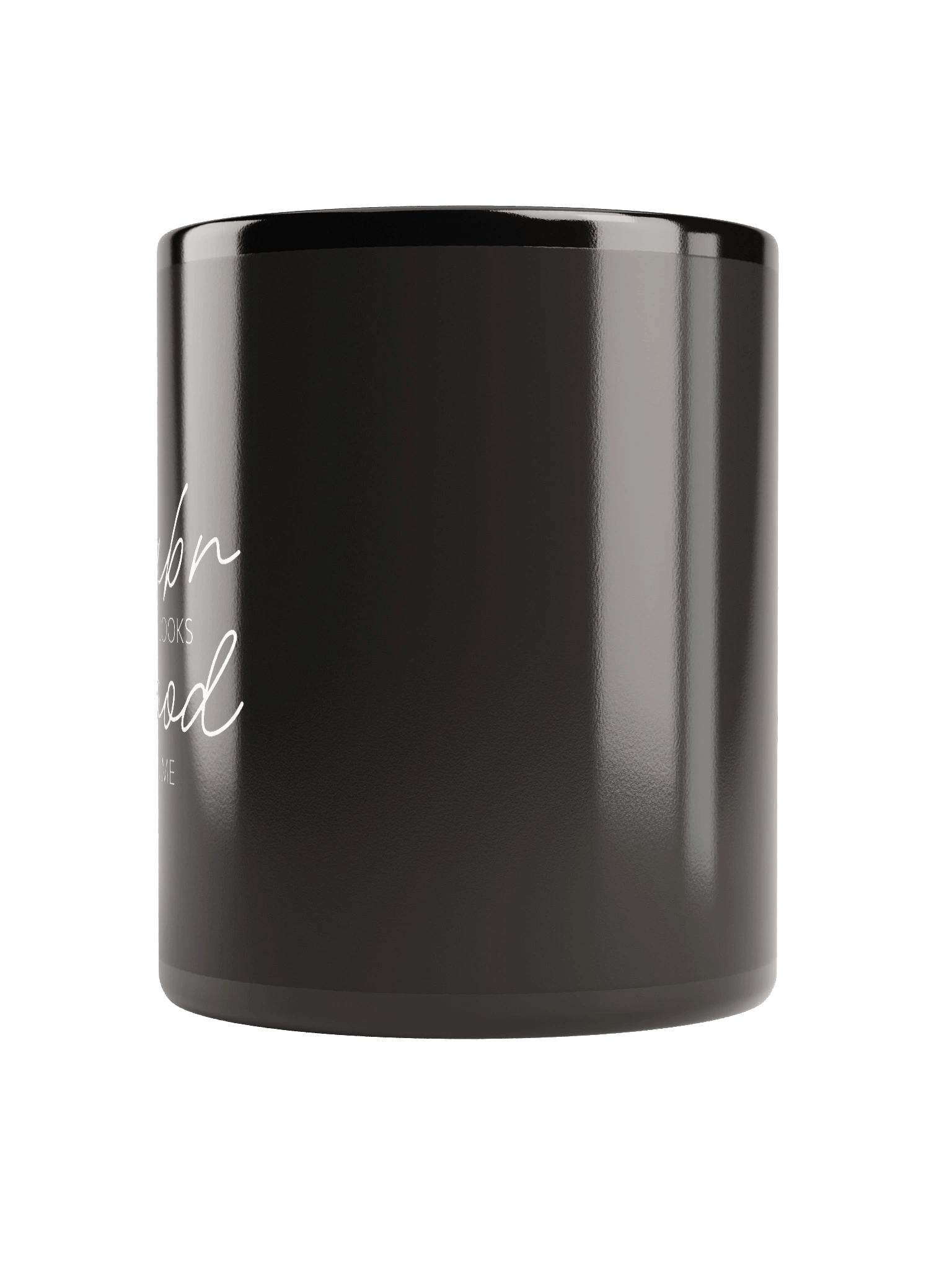 "Sabr looks good on me" Black Glossy Mug product image (9)