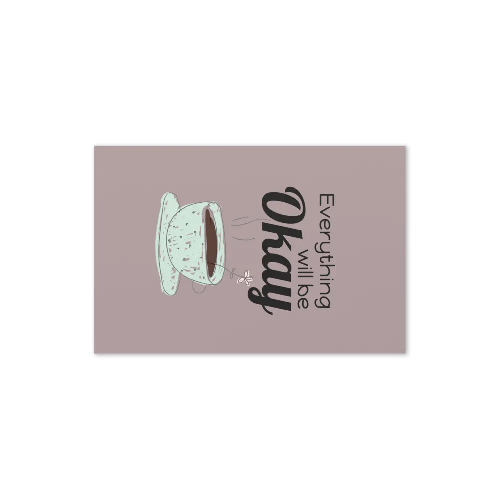'Everything Will Be Ok' Greeting Card product image (12)