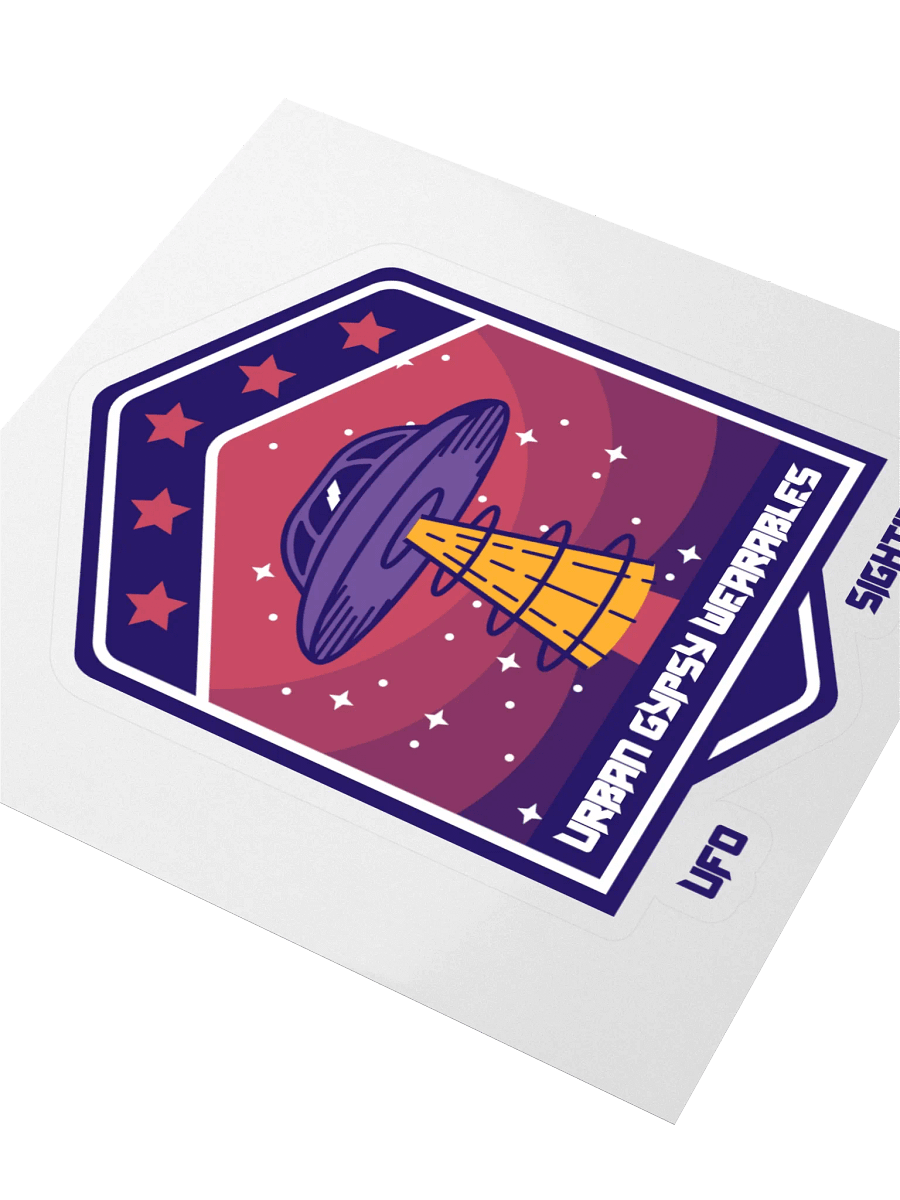 UFO Sighting Kiss Cut Sticker product image (3)