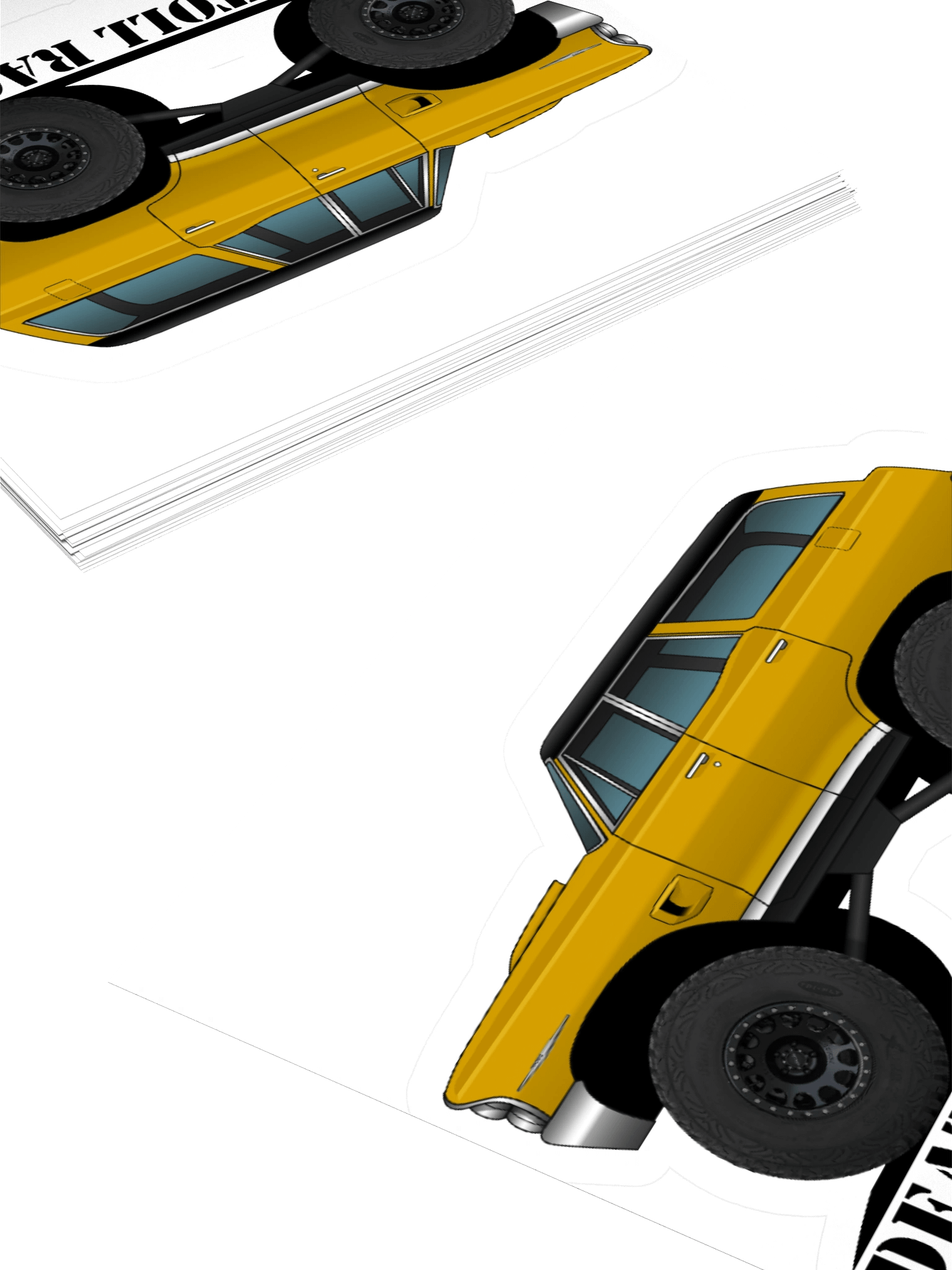 Kiss Cut Stickers - Off-Road Pontiac Safari Wagon product image (12)