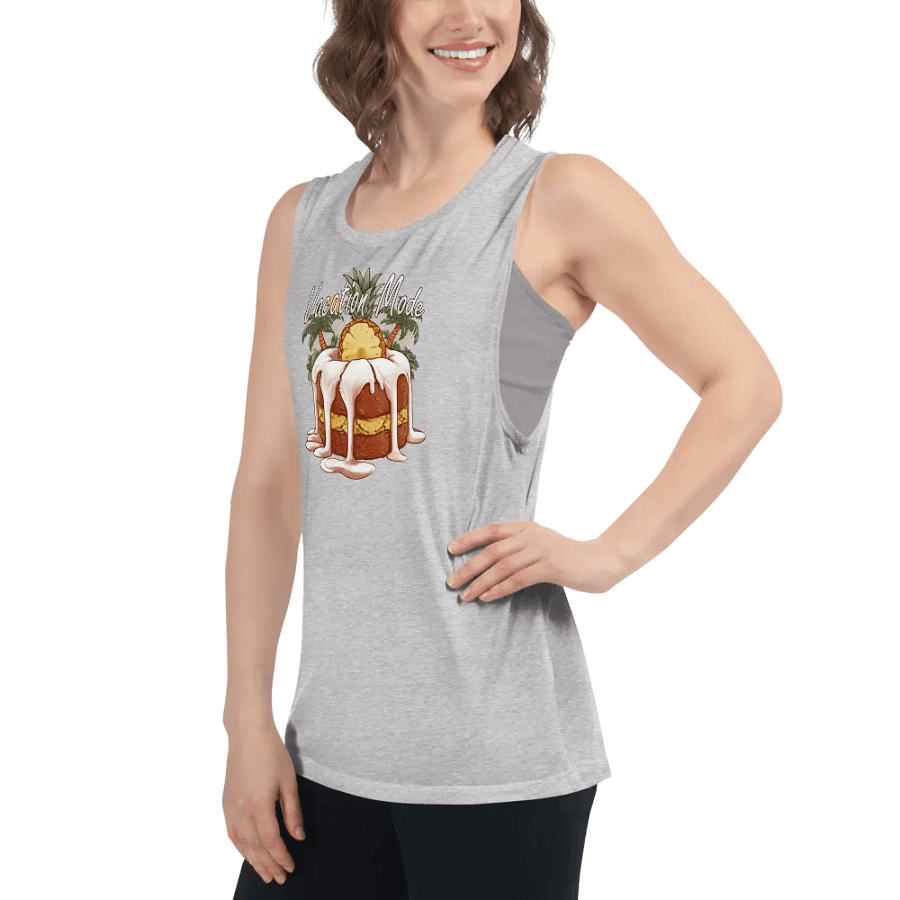 Vacation Mode Pineapple Flowy Women's Tank Top product image (53)