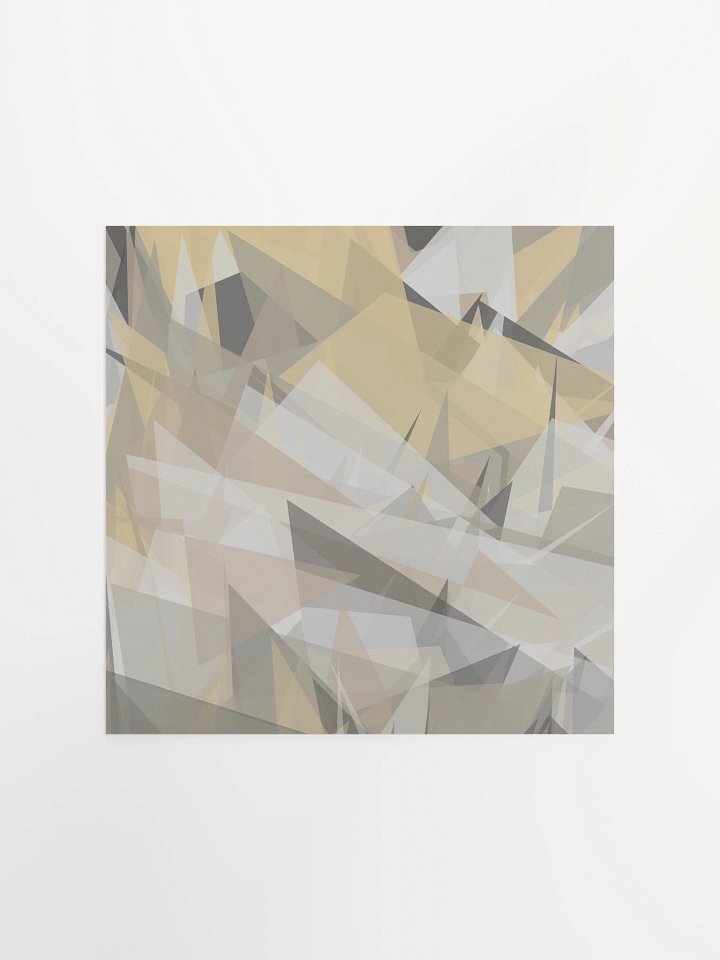 Geometric Symphony Enhanced Poster product image (1)