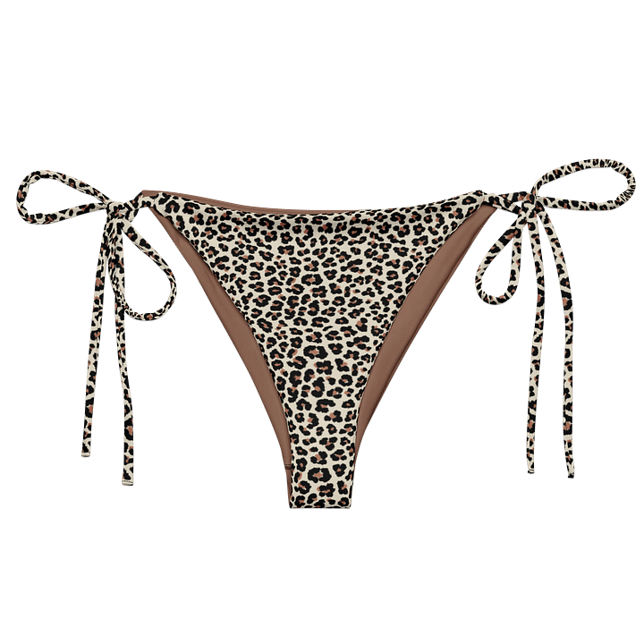 Triangle Bikini Bottom "Abstract Animal Leopard Skin Fur Pattern" product image (1)