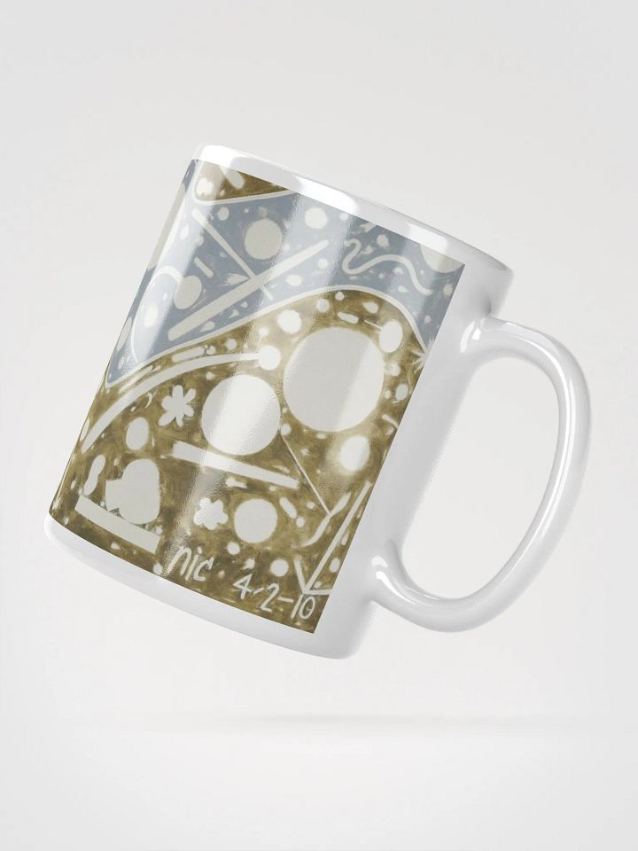 Cartoon Clock White Glossy Mug product image (2)