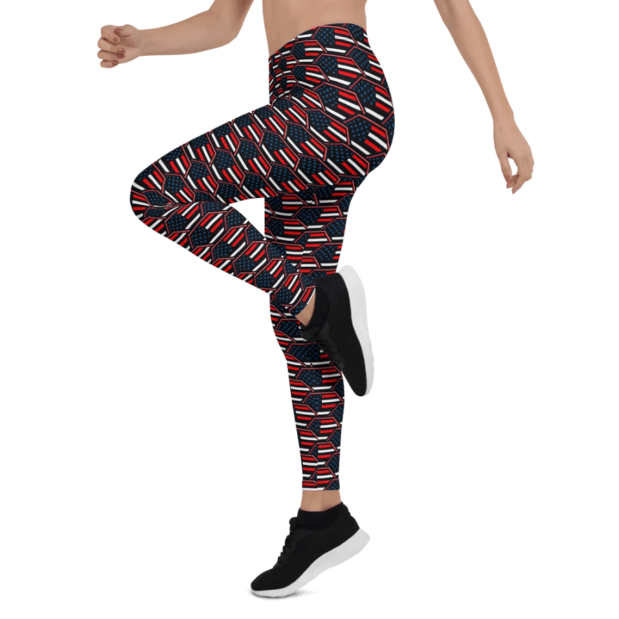 Women's Leggings: Dark MAGA Diamond product image (4)