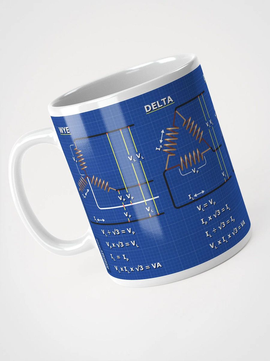 3 Phase Transformer Mug - Blue product image (9)