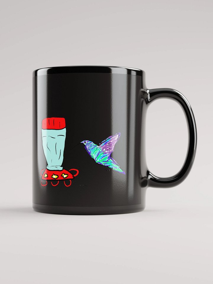 Hummingbird mug - Black product image (1)