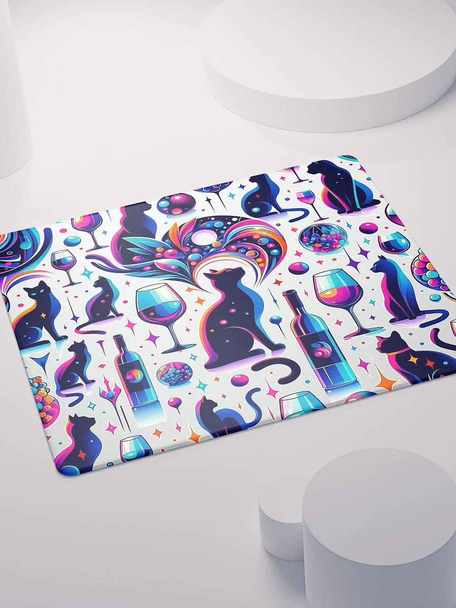 Gaming Mouse Pad: Cats and Wine 2 product image (8)