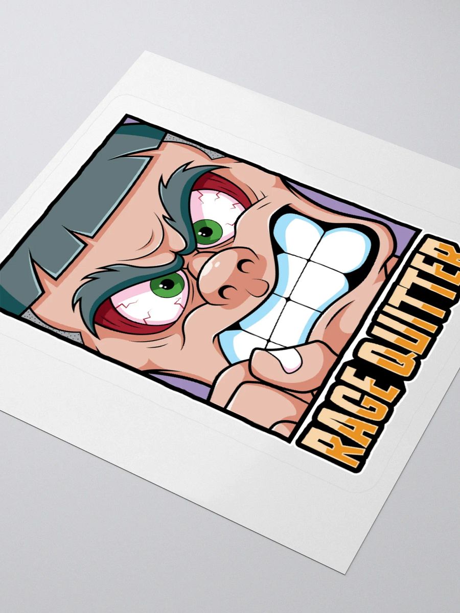 Funny Gamer Sticker – Retro Rage Quit Vinyl Design product image (9)