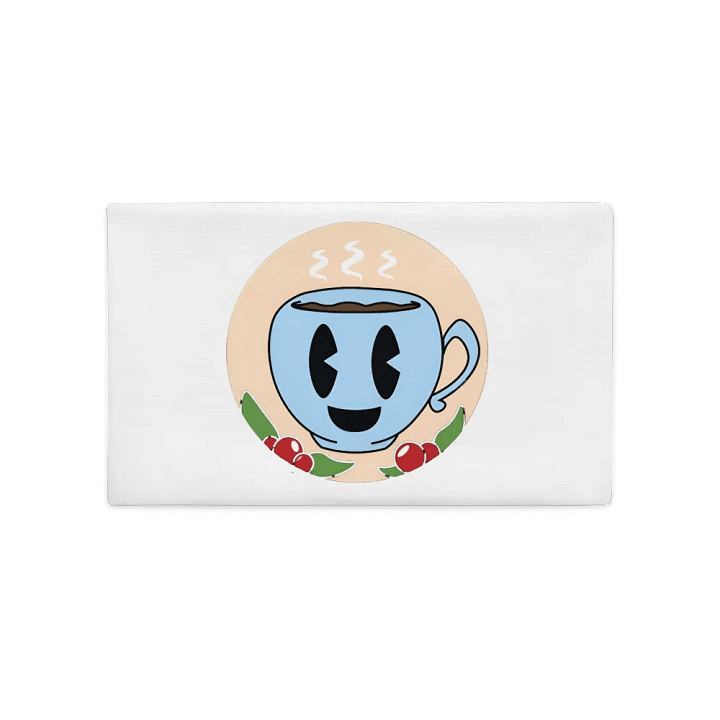 Coffee Cup Logo Pillow - Soft & Cozy Home Decor product image (2)