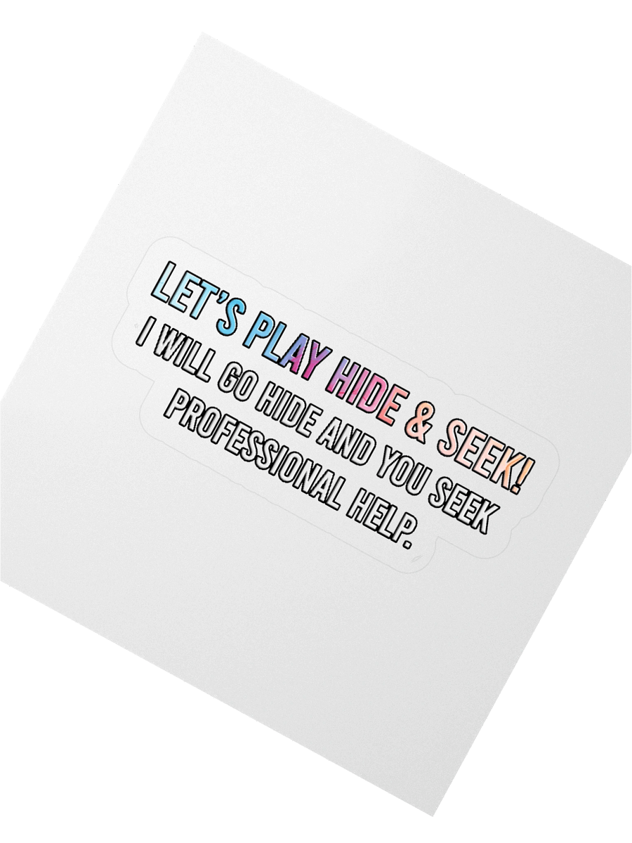 Hide and Seek - Sticker product image (2)