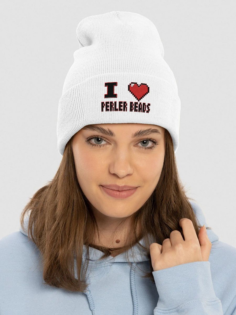 I Heart Perler Bead 2 Touque product image (3)