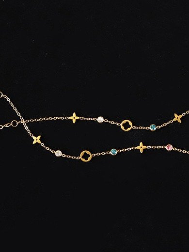 Diamond Four-Leaf Flower| 18K Gold Plated product image (10)