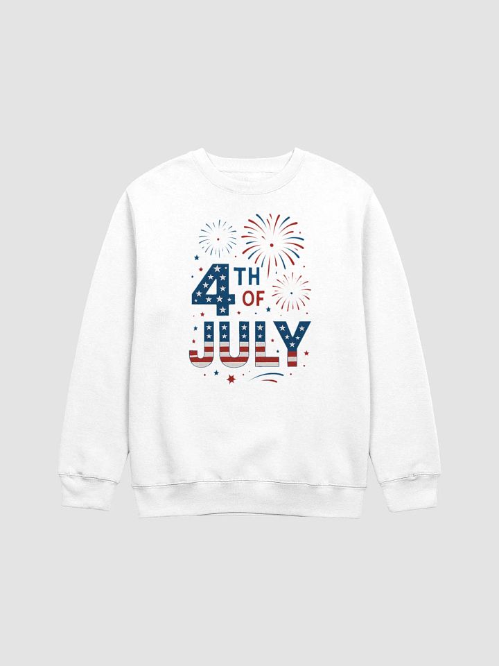 Patriotic Fireworks Crewneck Sweatshirt product image (2)