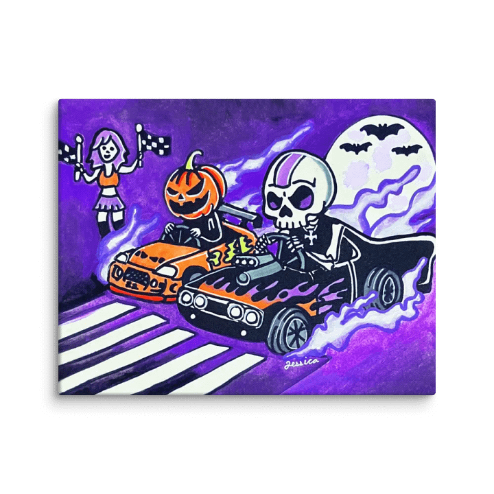 Spooky Street Race Canvas product image (2)