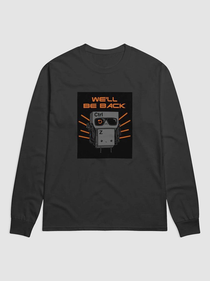 Cool Ctrl+Z Retro Keyboard Long Sleeve Shirt product image (1)