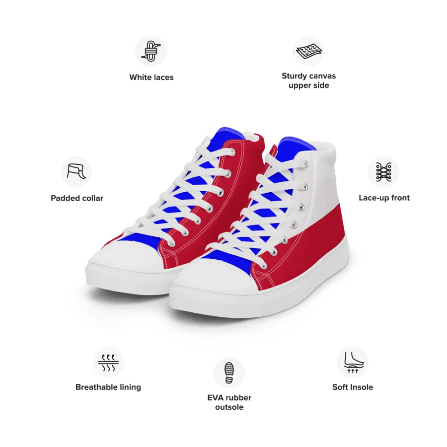 Ladies high top sneakers product image (4)