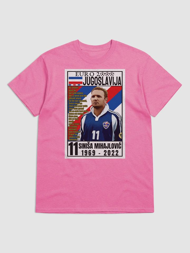 Siniša Mihajlović (SR Jugoslavija) EURO 2000 Gildan Heavyweight T-Shirt product image (1)