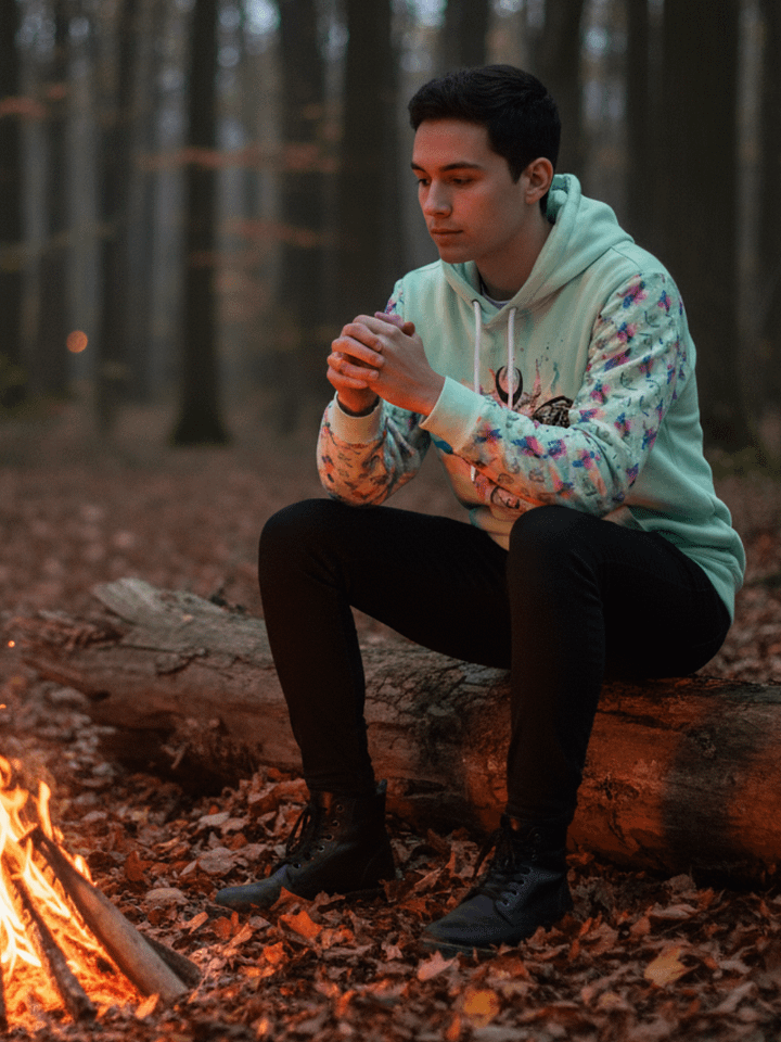 Mystical Skull Moth Hoodie product image (1)