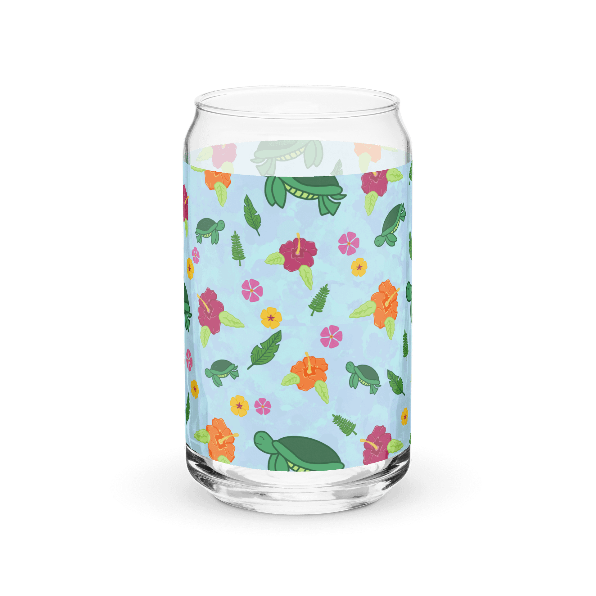 Tropical Turtle Glass Tumbler product image (3)