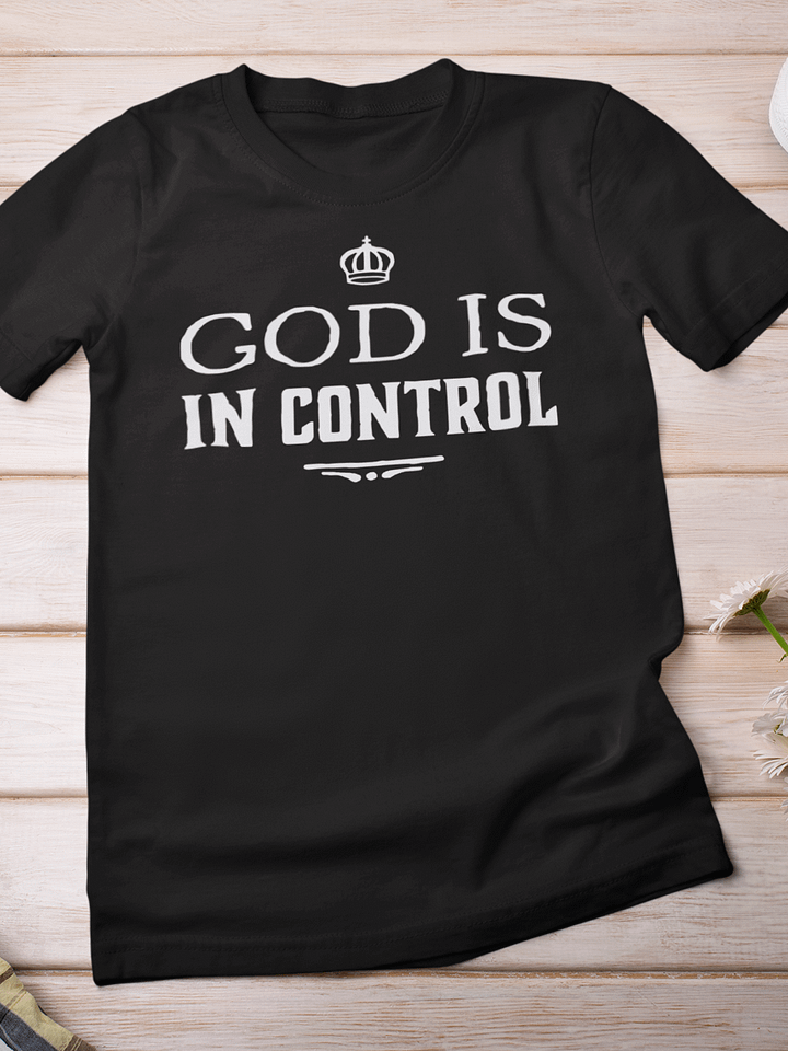 Christian Shirt God Is In Control product image (1)