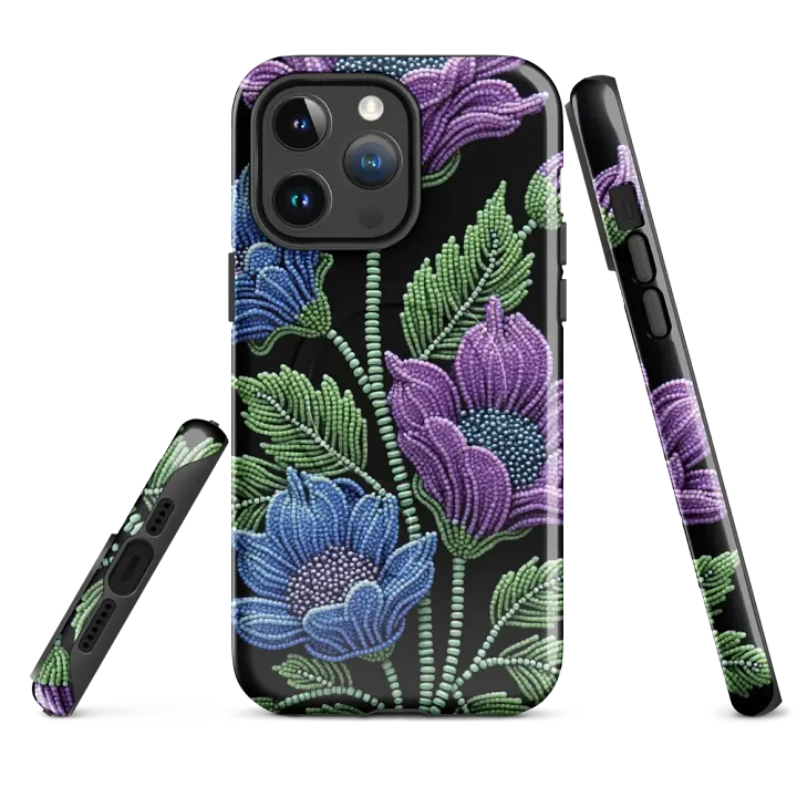 Floral Beadwork iPhone® Tough Case product image (1)