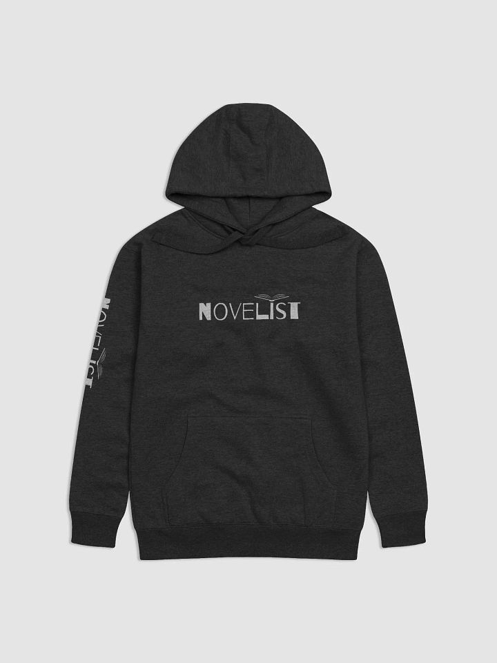 Novelist Silver Text Unisex Hoodie product image (1)