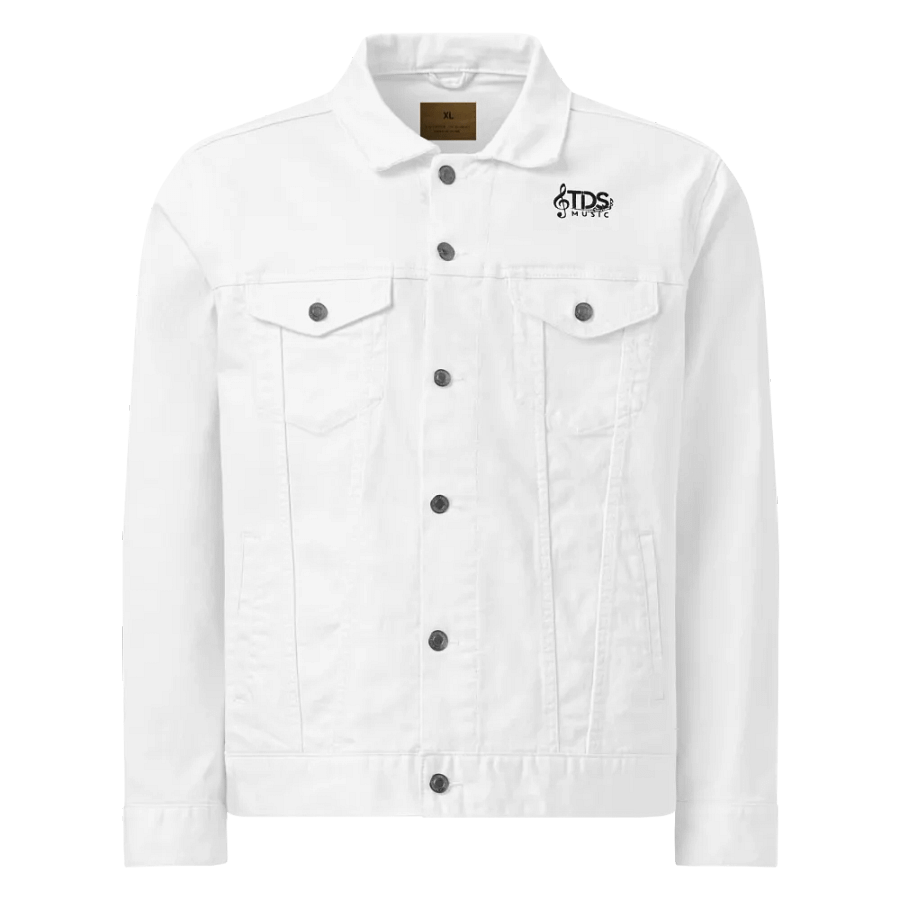 TDS Music Unisex Denim Jacket with Minimalist Mountain Design product image (3)