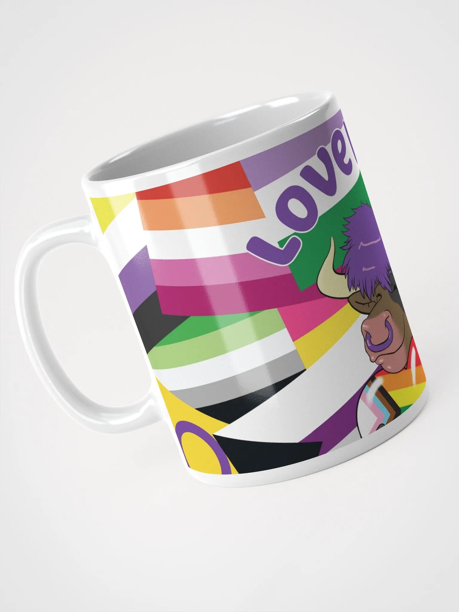 "Love Wins (Pride Flags Edition)" Coffee Mug product image (3)
