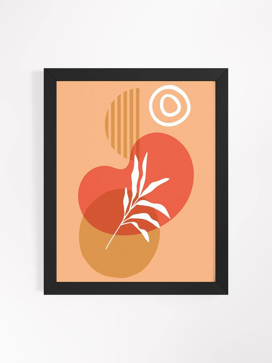 Organic Shapes Framed Matte Poster product image (10)
