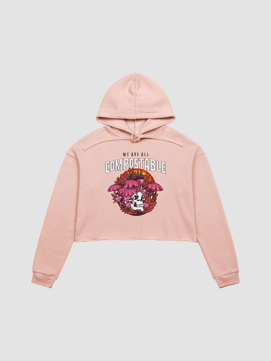Future Compost fleece crop hoodie product image (10)