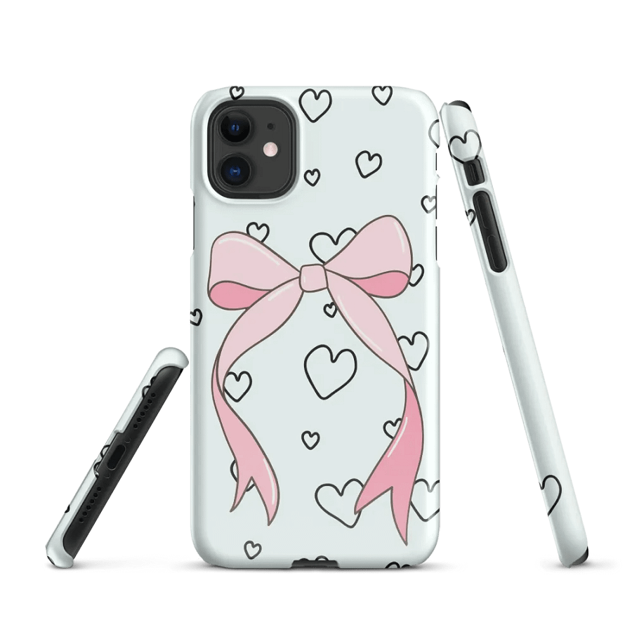 Pink Bow iPhone® Snap Case product image (1)