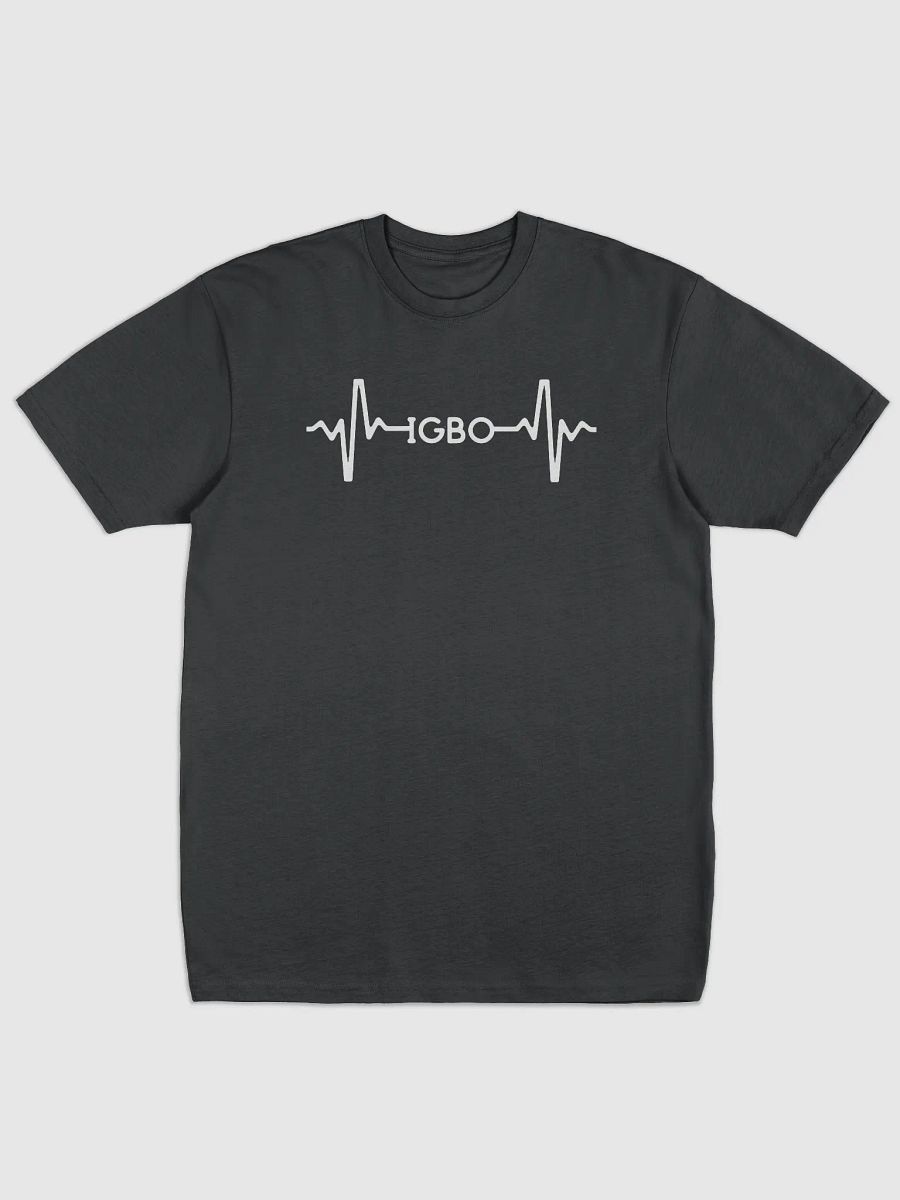 IGBO Heartbeat Cotton Heritage Men's Premium Heavyweight Tee - Where Culture Meets Style product image (1)