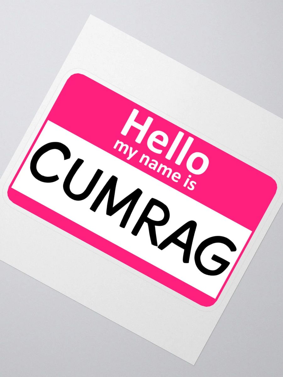 Cumrag Sticker product image (6)
