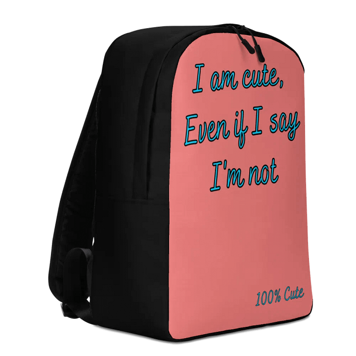 I'm NOT Cute Backpack Big (Pink) product image (2)