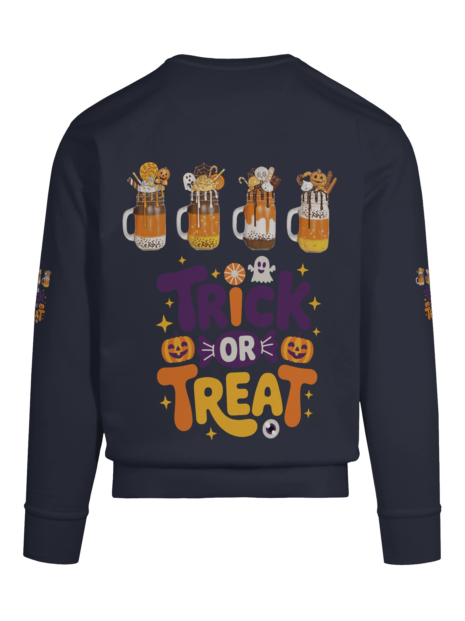 Trick or Treat Ice Cream Dessert Sweatshirt product image (114)
