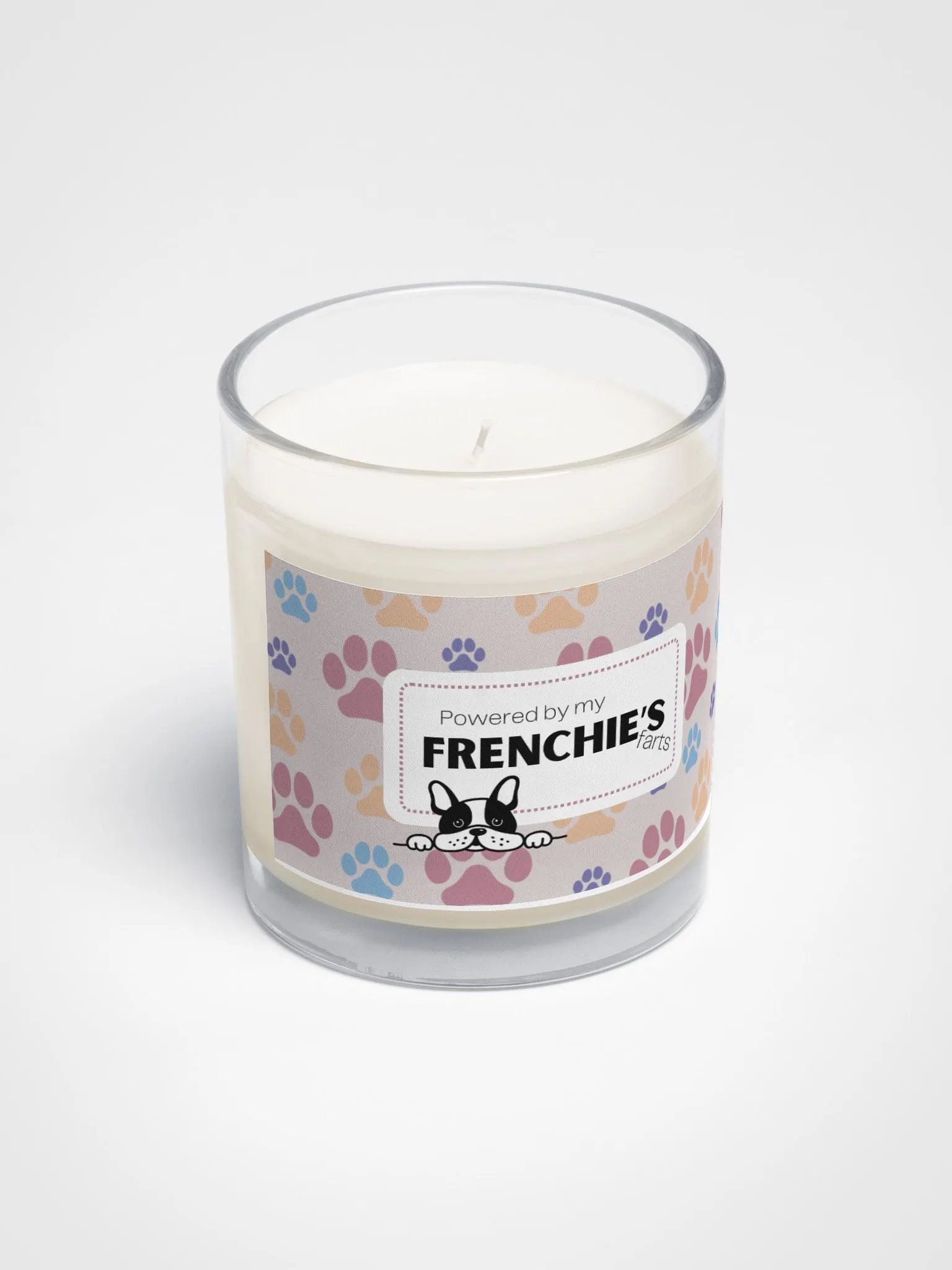Happy Mother's Day To A French Bulldog Mom: Unscented Soy Candle - Powered By My Frenchie's Farts product image (3)