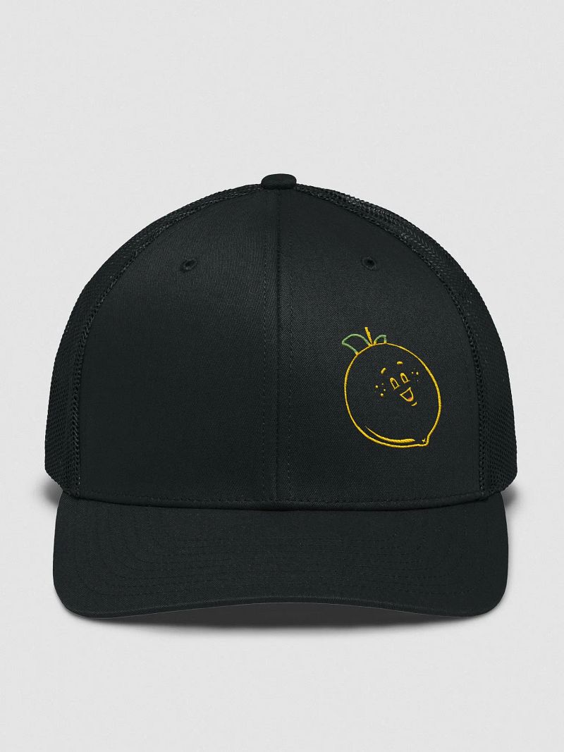 Happy Little Lemon Embroidered Trucker Hat