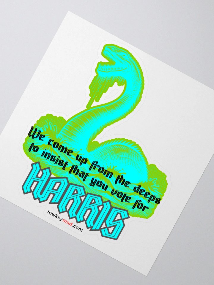 Loch Ness Monster for Harris Sticker product image (4)