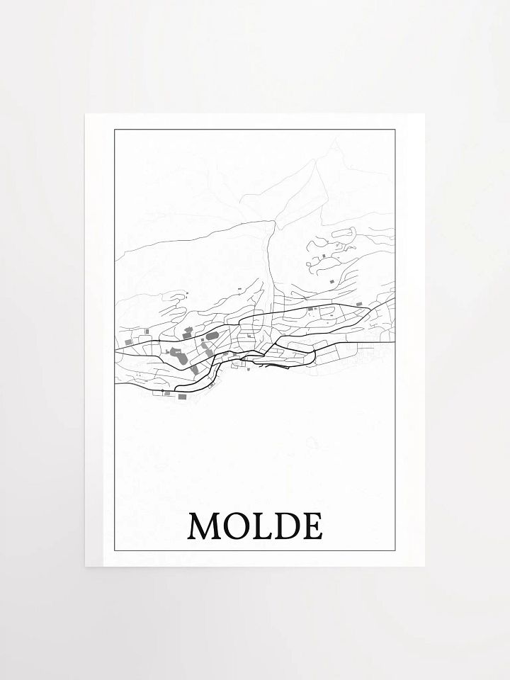 Molde, Norway, city map print product image (5)