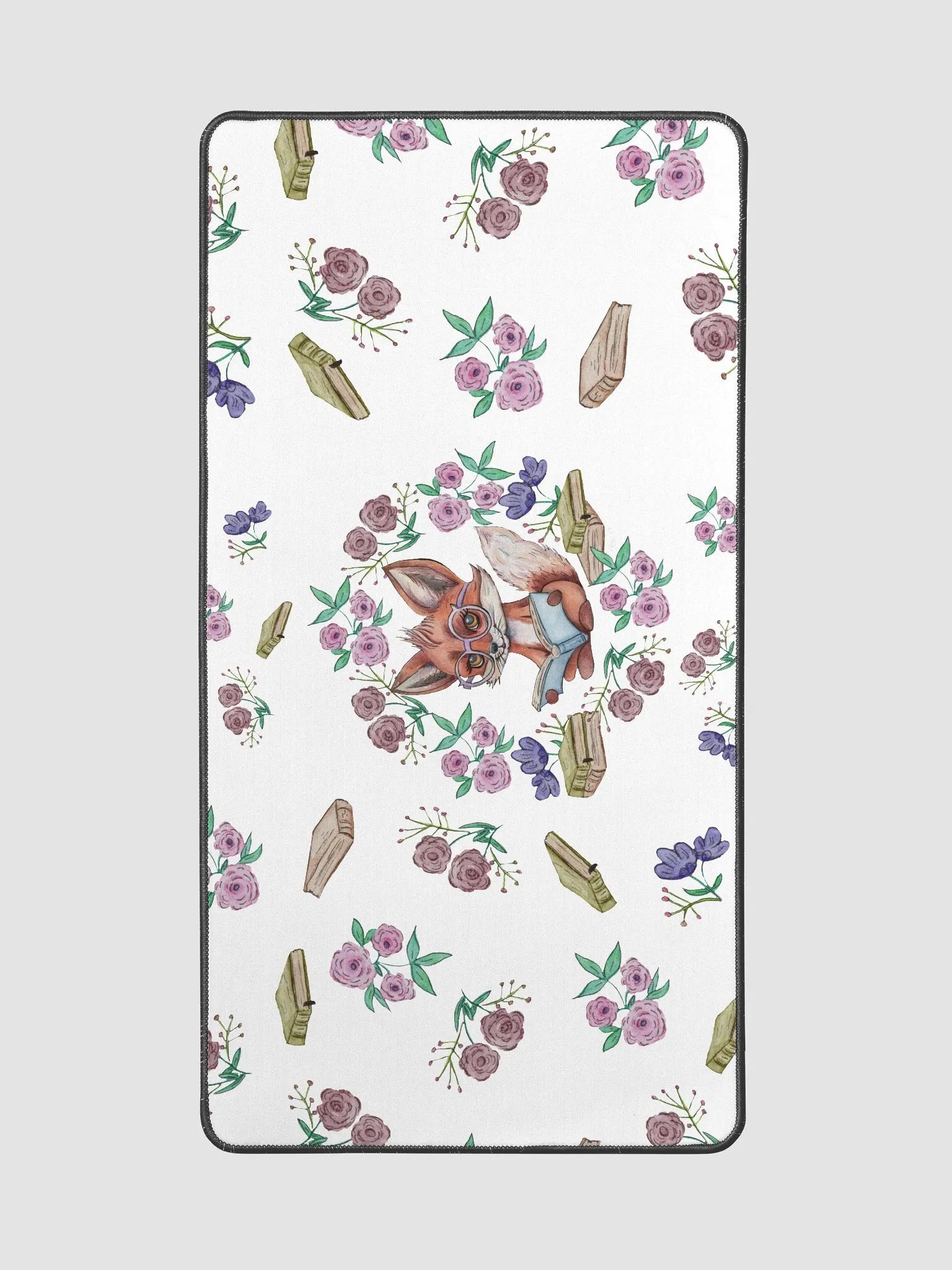 Book Smart Fox Desk Mat product image (2)