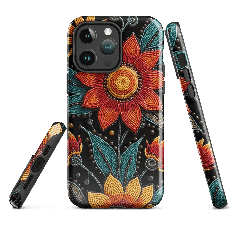 Beaded Blooms MagSafe® iPhone® Tough Case product image (1)