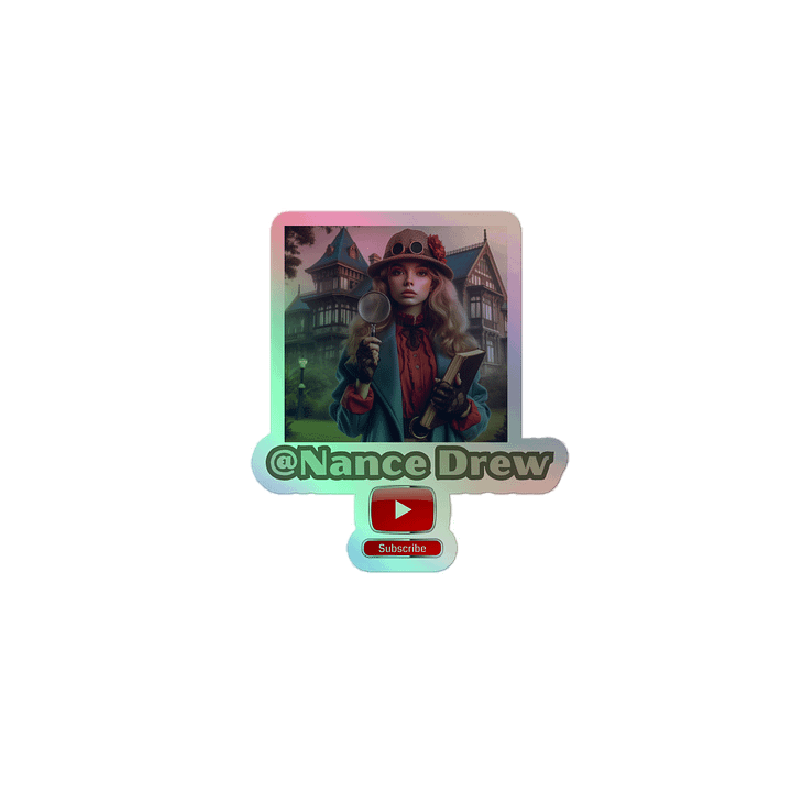 Nance Drew YouTube Holgraphic Stickers product image (1)