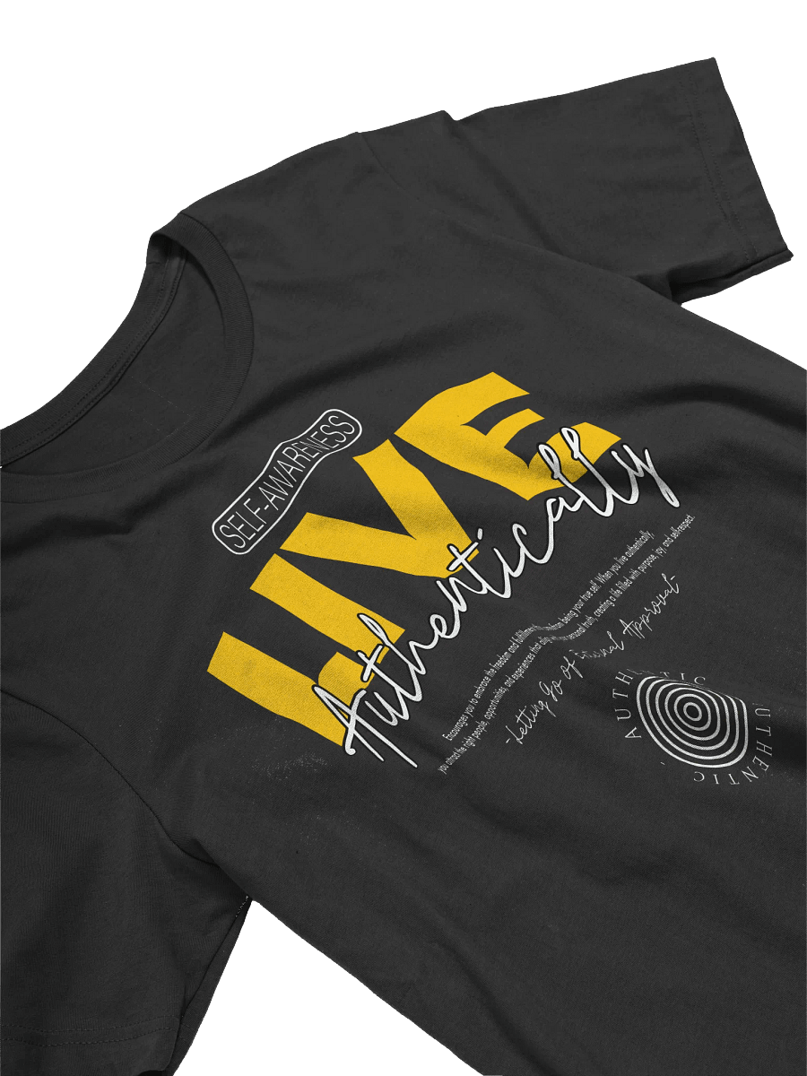Live Authentically Graphic T-Shirt product image (3)